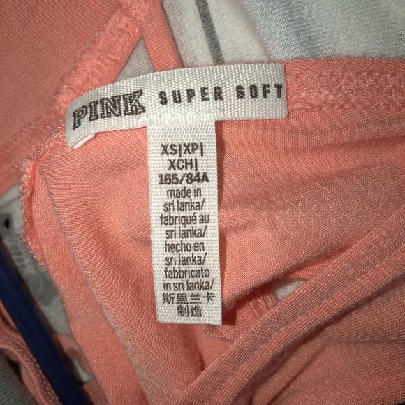 Salmon Tank Top With Cute Back From Pink X SMALL - Picture 4 of 4